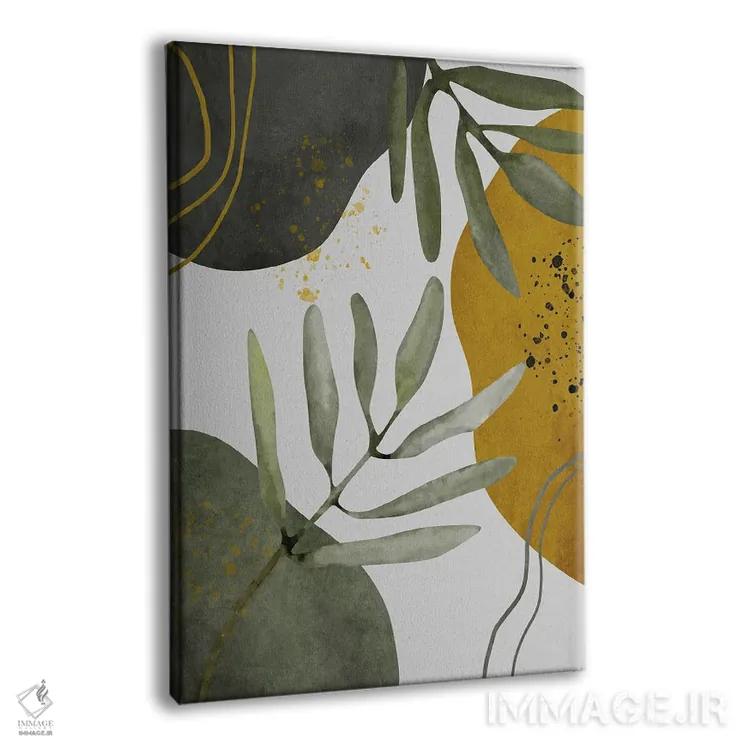 تابلو منظره گرمسیری مینیمال III اثر آنجِل استوز - نمای پرسپکتیو محصول