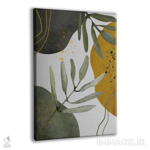 تابلو منظره گرمسیری مینیمال III اثر آنجِل استوز - نمای پرسپکتیو محصول