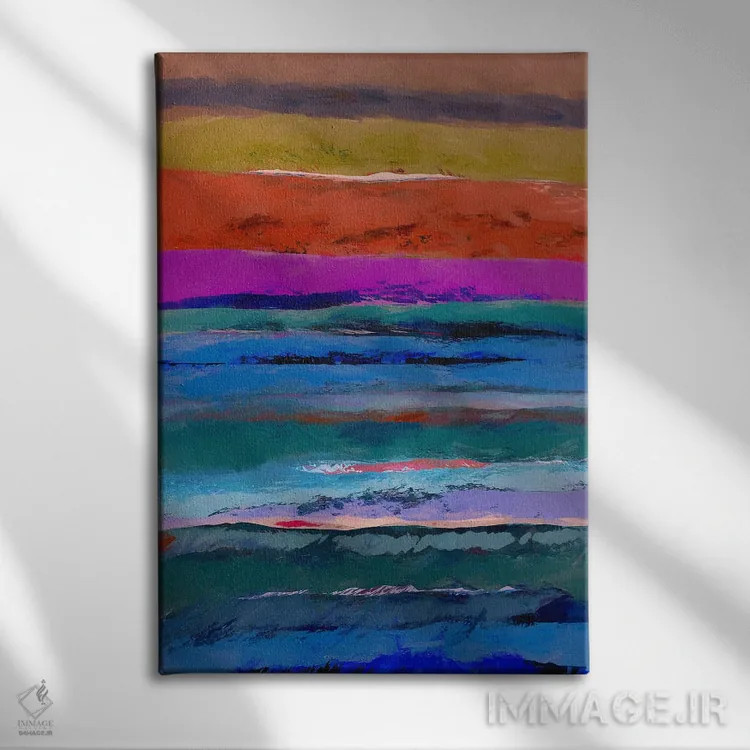 تابلو گرباورها روستایی اثر آنجِل استوز - نمای روبهرو روی دیوار