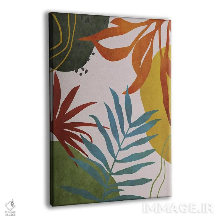 تابلو منظره گرمسیری مینیمال IV اثر آنجِل استوز - نمای پرسپکتیو محصول