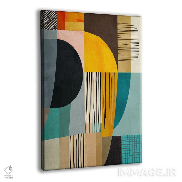 تابلو مدرن میان‌قرنی شمارهٔ دو (سبک طراحی) اثر آنجِل استوز - نمای پرسپکتیو محصول