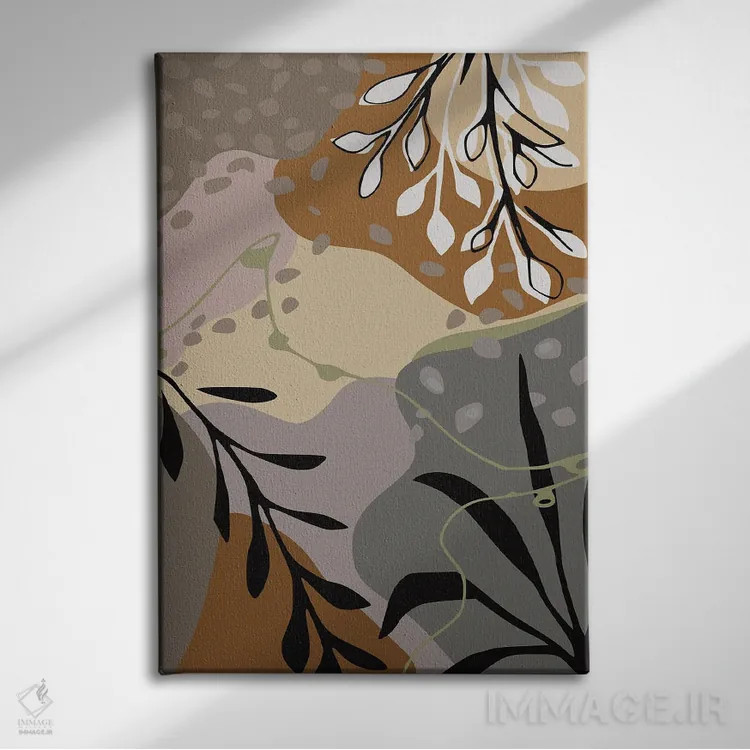 تابلو سایههای تراربور اثر آنجِل استوز - نمای روبهرو روی دیوار