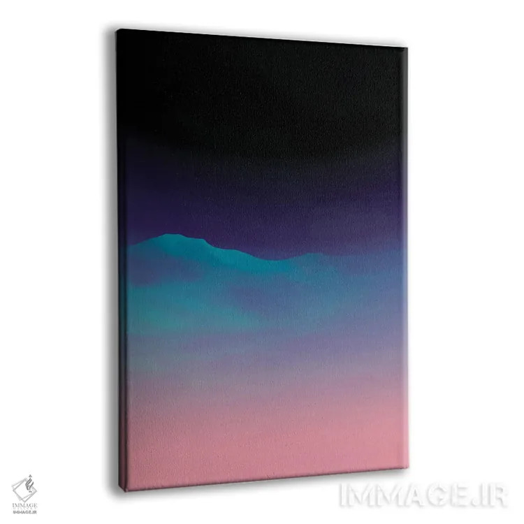 تابلو کوه آبی اثر آنجِل استوز - نمای پرسپکتیو محصول