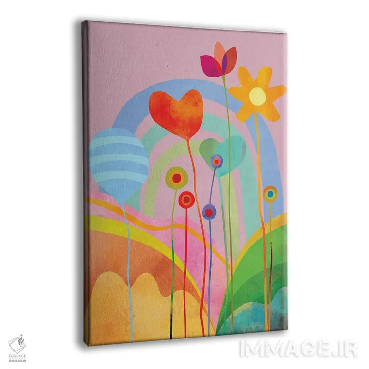 تابلو چشمانداز کودکان (نقاشی کودکانه) اثر آنجِل استوز - نمای پرسپکتیو محصول