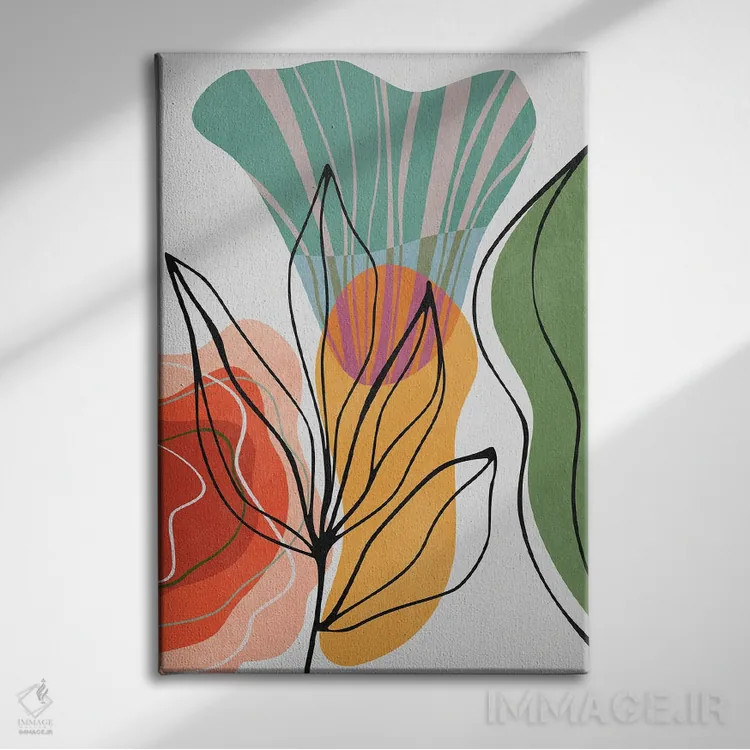 تابلو باغ ارگانیک اثر آنجِل استوز - نمای روبهرو روی دیوار