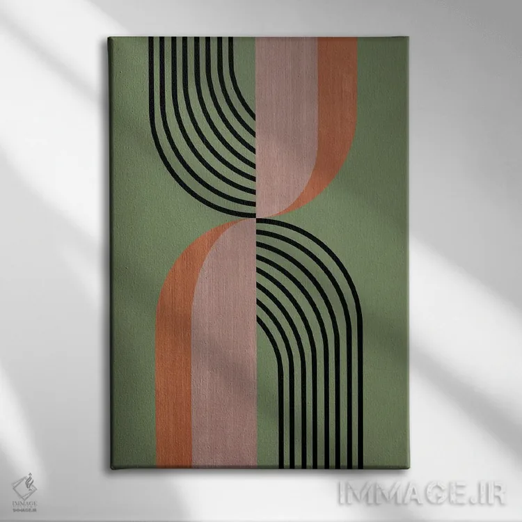 تابلو پاپیونها اثر آنجِل استوز - نمای روبهرو روی دیوار