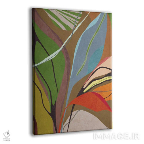 تابلو برگهای استوایی شماره شش اثر آنجِل استوز - نمای پرسپکتیو محصول