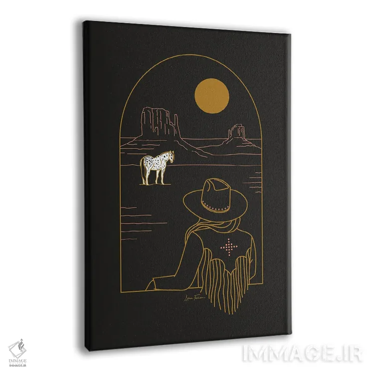 تابلو کرهاسب گمشده اثر آلی فالکن - نمای پرسپکتیو محصول