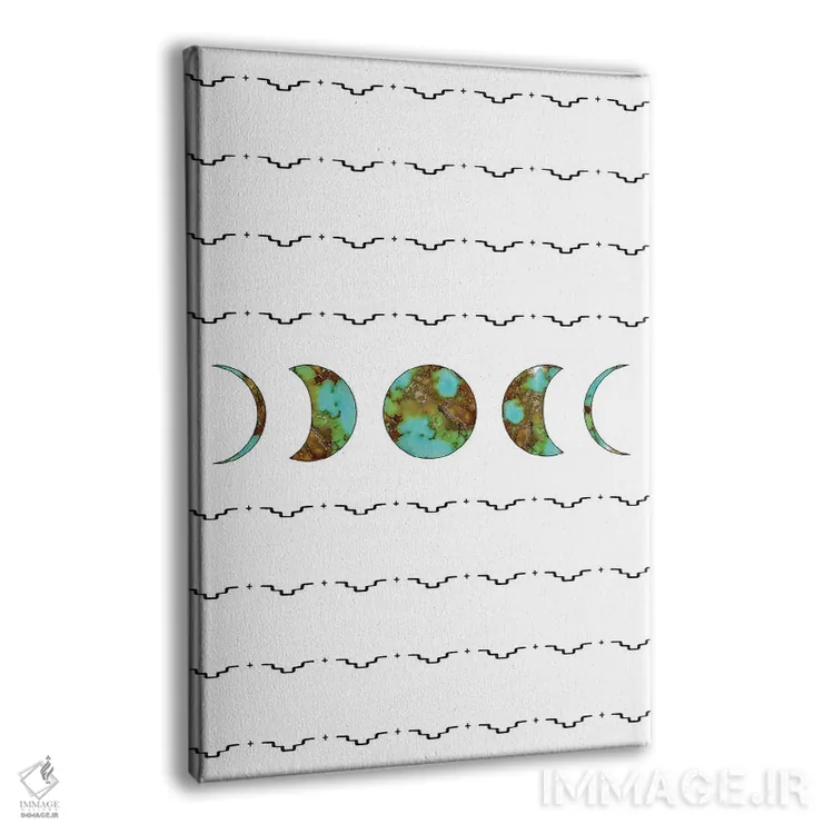 تابلو ماه آزتک (قوم آزتک) اثر آلی فالکن - نمای پرسپکتیو محصول