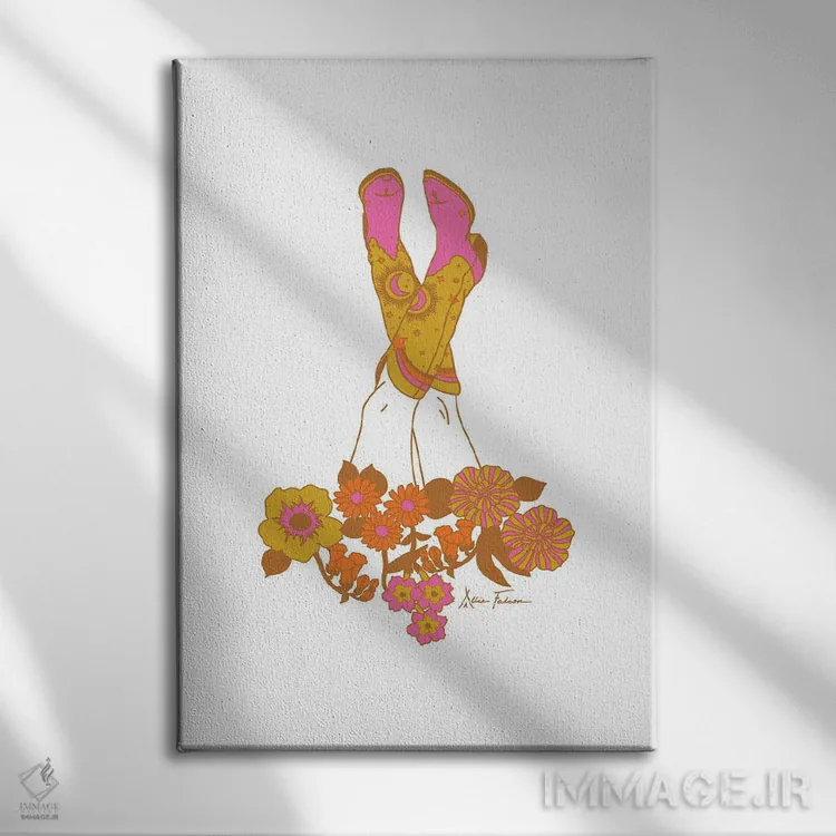 تابلو سرشار از عشق اثر آلی فالکن - نمای روبهرو روی دیوار