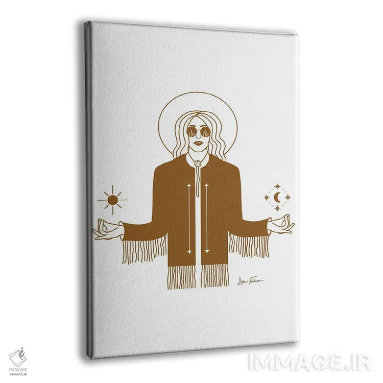 تابلو ملکهٔ کیهان اثر آلی فالکن - نمای پرسپکتیو محصول