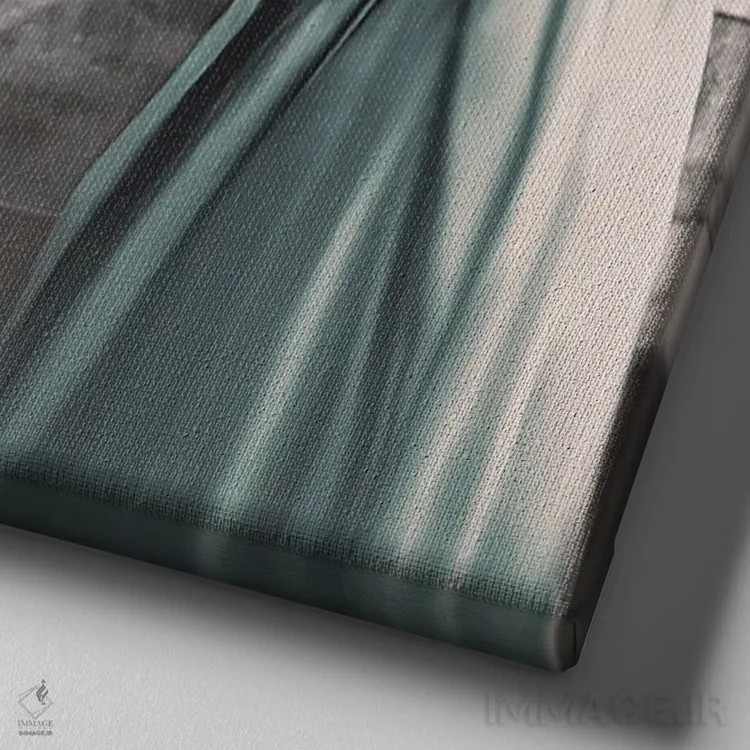 تابلو آدیتی (نام هندی مونث) اثر انیمال فَنسی - نمای نزدیک بافت بوم