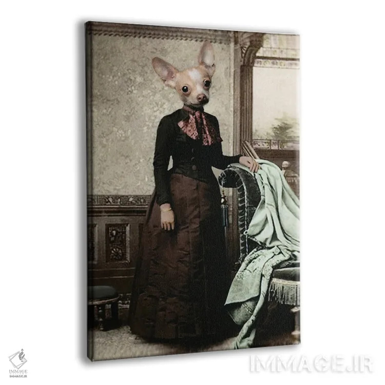 تابلو عمه کلاریسا اثر انیمال فَنسی - نمای پرسپکتیو محصول