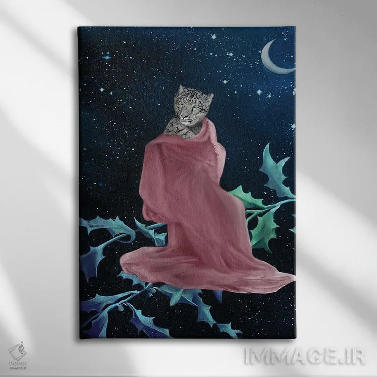 تابلو آرورا (اسم خاص؛ سپیده دم یا نام) اثر انیمال فَنسی - نمای روبهرو روی دیوار