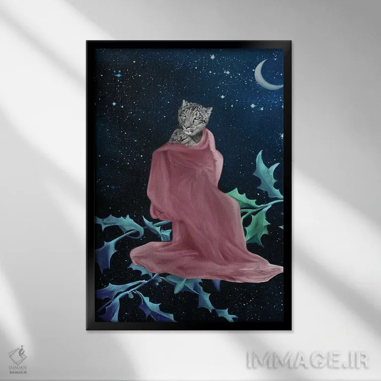 تابلو آرورا (اسم خاص؛ سپیده دم یا نام) اثر انیمال فَنسی - نمای قابدار مشکی
