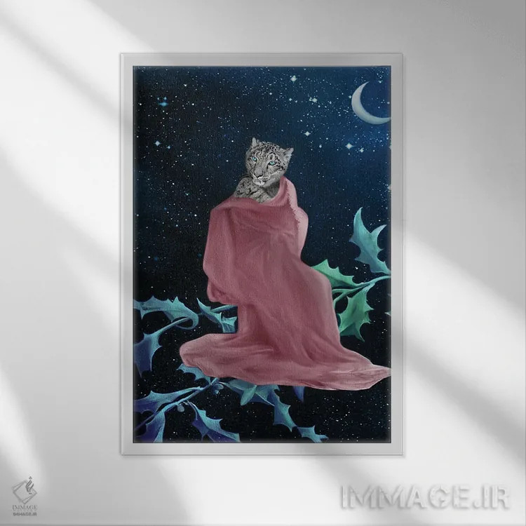 تابلو آرورا (اسم خاص؛ سپیده دم یا نام) اثر انیمال فَنسی - نمای قابدار سفید