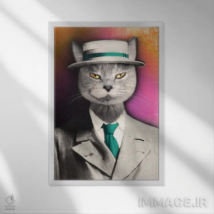 تابلو بیلی کوچک (بازی با نام Billy the Kid) اثر انیمال فَنسی - نمای قابدار سفید