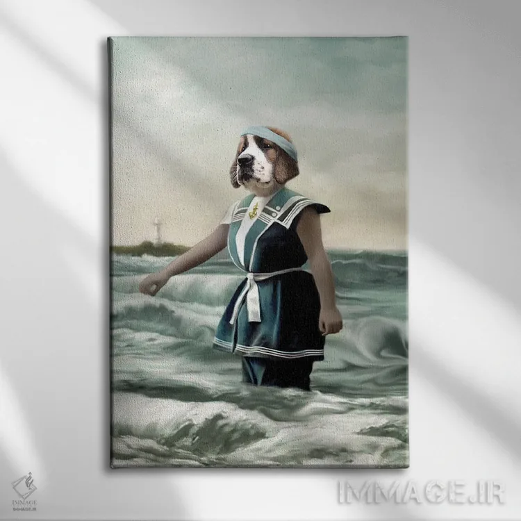 تابلو برندی (اسم خاص) اثر انیمال فَنسی - نمای روبهرو روی دیوار