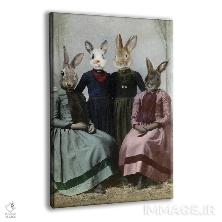 تابلو فرشتگان چارلی اثر انیمال فَنسی - نمای پرسپکتیو محصول