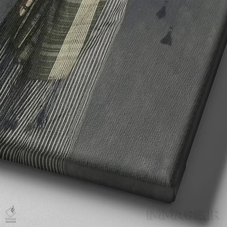 تابلو الیت اثر انیمال فَنسی - نمای نزدیک بافت بوم