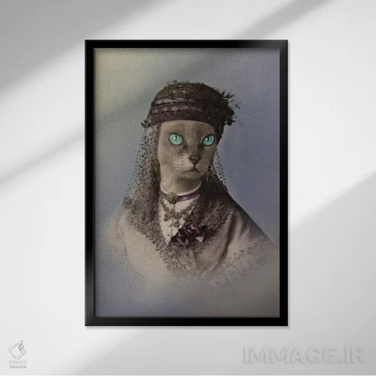 تابلو آمارا اثر انیمال فَنسی - نمای قابدار مشکی