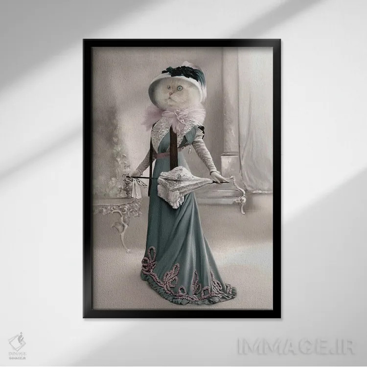 تابلو الیزابت اثر انیمال فَنسی - نمای قابدار مشکی
