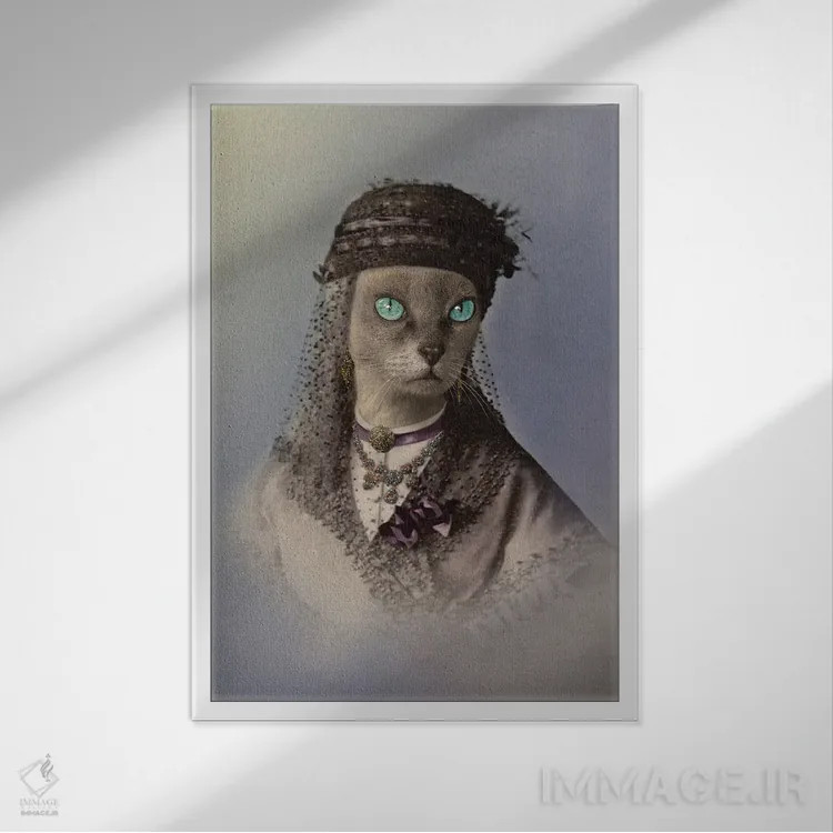 تابلو آمارا اثر انیمال فَنسی - نمای قابدار سفید