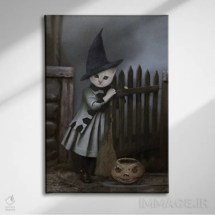 تابلو گلایندا اثر انیمال فَنسی - نمای روبهرو روی دیوار