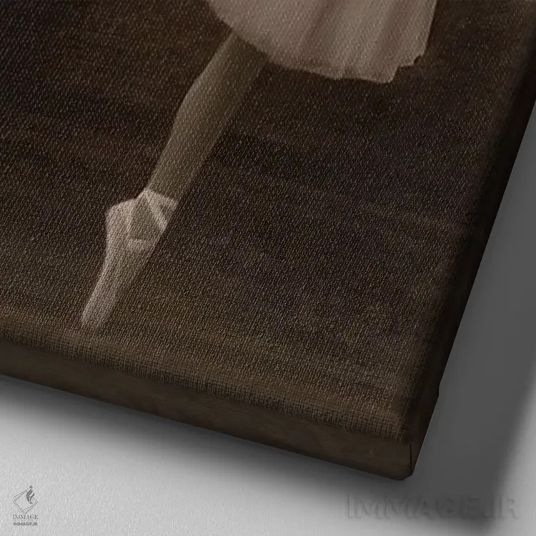 تابلو گریس اثر انیمال فَنسی - نمای نزدیک بافت بوم