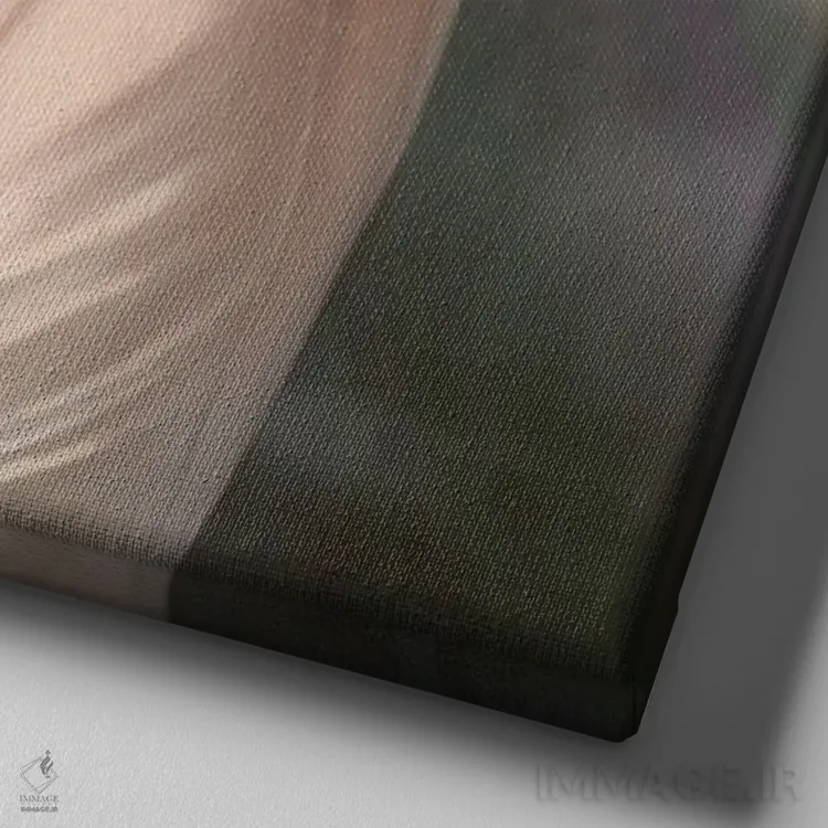 تابلو هِنِیفِر اثر انیمال فَنسی - نمای نزدیک بافت بوم