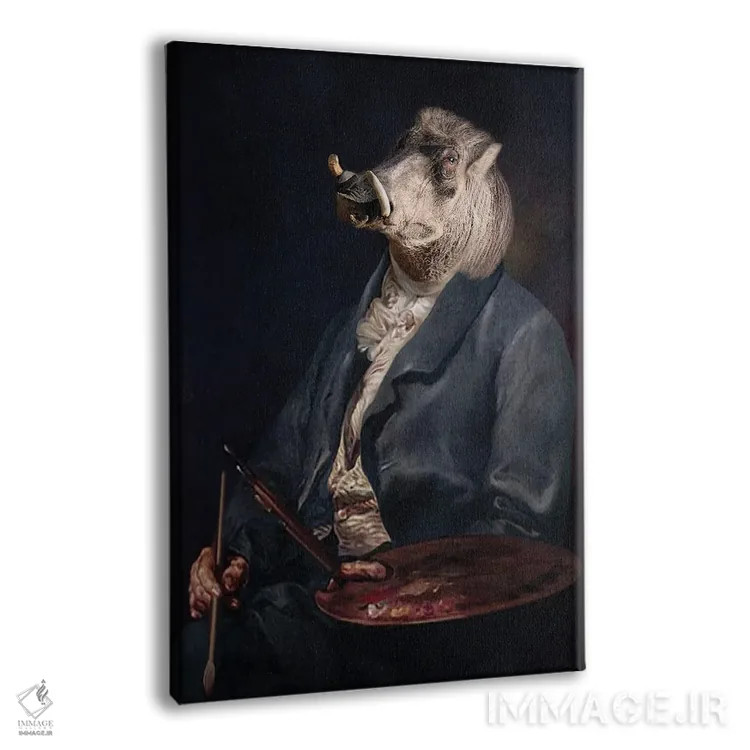 تابلو اندی ورتهاگ (طنز از اندی وارهول) اثر انیمال فَنسی - نمای پرسپکتیو محصول