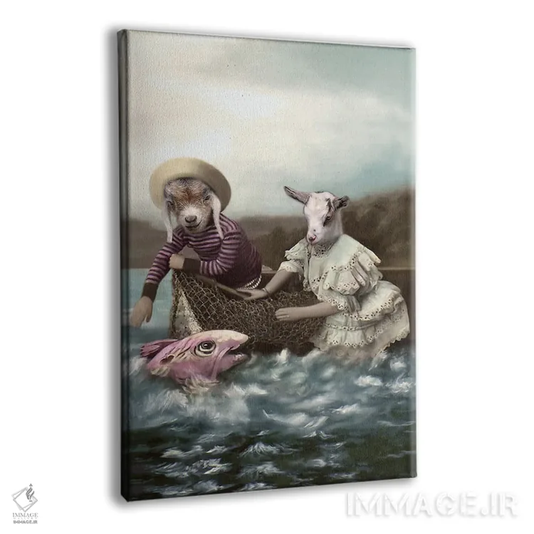 تابلو جونی و چاچ اثر انیمال فَنسی - نمای پرسپکتیو محصول