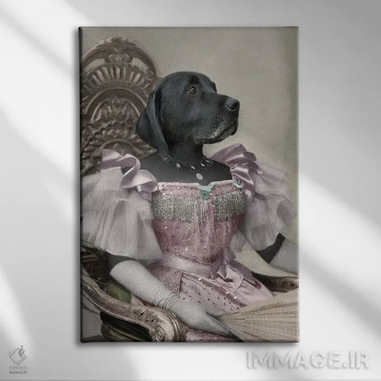 تابلو لامیایا اثر انیمال فَنسی - نمای روبهرو روی دیوار