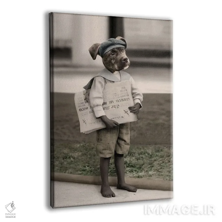 تابلو لئو اثر انیمال فَنسی - نمای پرسپکتیو محصول