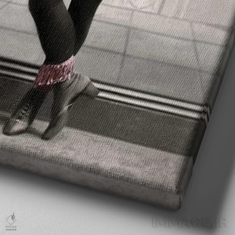 تابلو لیلِتو اثر انیمال فَنسی - نمای نزدیک بافت بوم