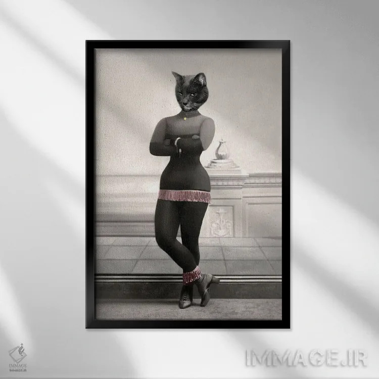 تابلو لیلِتو اثر انیمال فَنسی - نمای قابدار مشکی