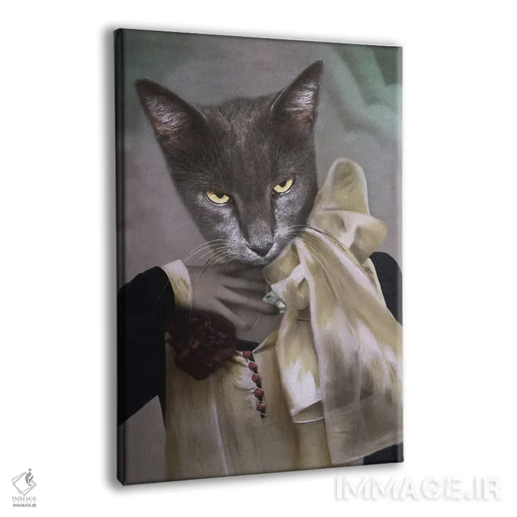 تابلو خانم گری اثر انیمال فَنسی - نمای پرسپکتیو محصول