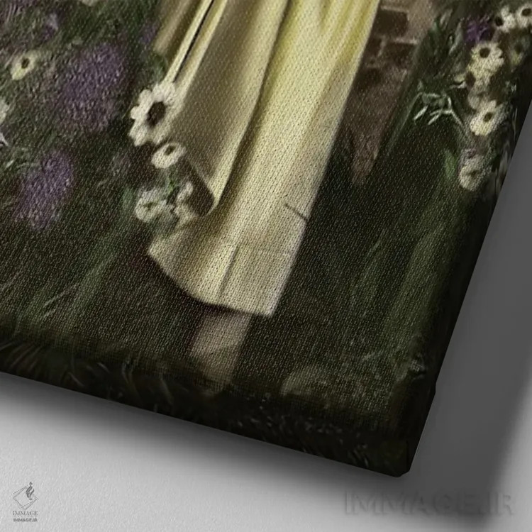 تابلو میلیسنت اثر انیمال فَنسی - نمای نزدیک بافت بوم