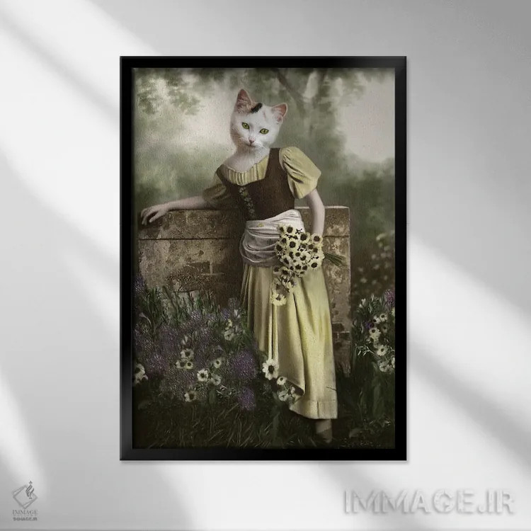 تابلو میلیسنت اثر انیمال فَنسی - نمای قابدار مشکی