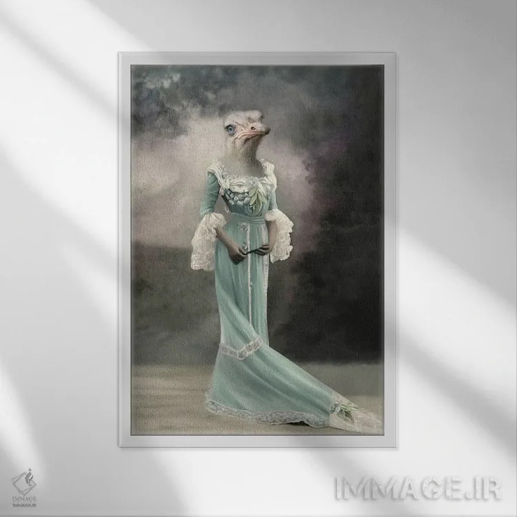 تابلو مایا اثر انیمال فَنسی - نمای قابدار سفید