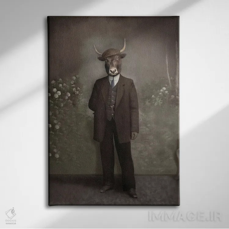 تابلو نیکلو اثر انیمال فَنسی - نمای روبهرو روی دیوار