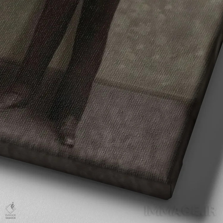 تابلو نیکلو اثر انیمال فَنسی - نمای نزدیک بافت بوم