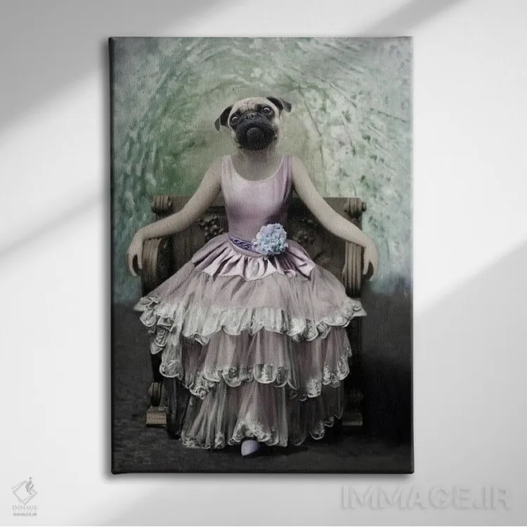 تابلو پریسی اثر انیمال فَنسی - نمای روبهرو روی دیوار