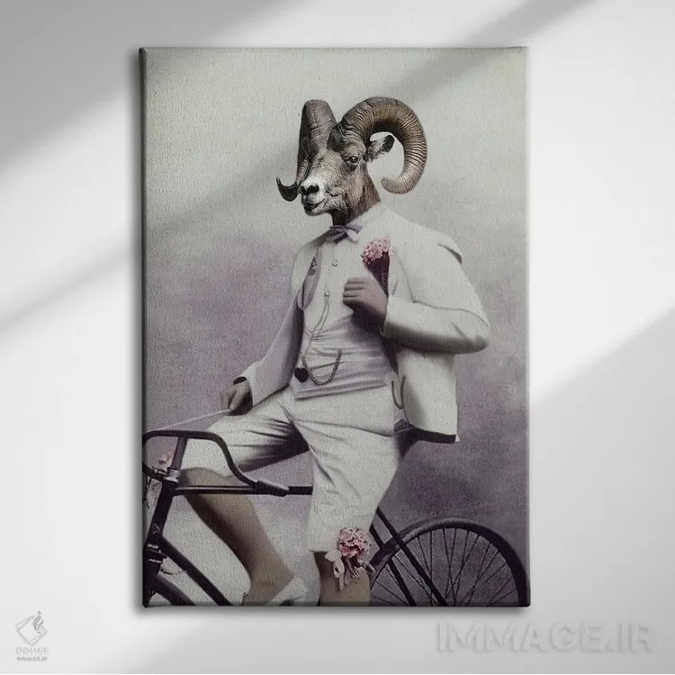 تابلو رمزی اثر انیمال فَنسی - نمای روبهرو روی دیوار