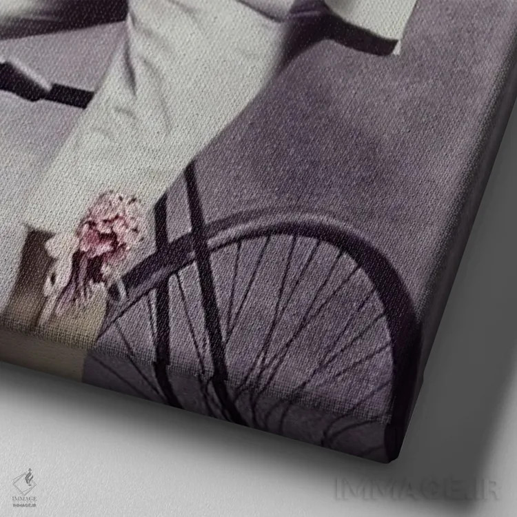 تابلو رمزی اثر انیمال فَنسی - نمای نزدیک بافت بوم