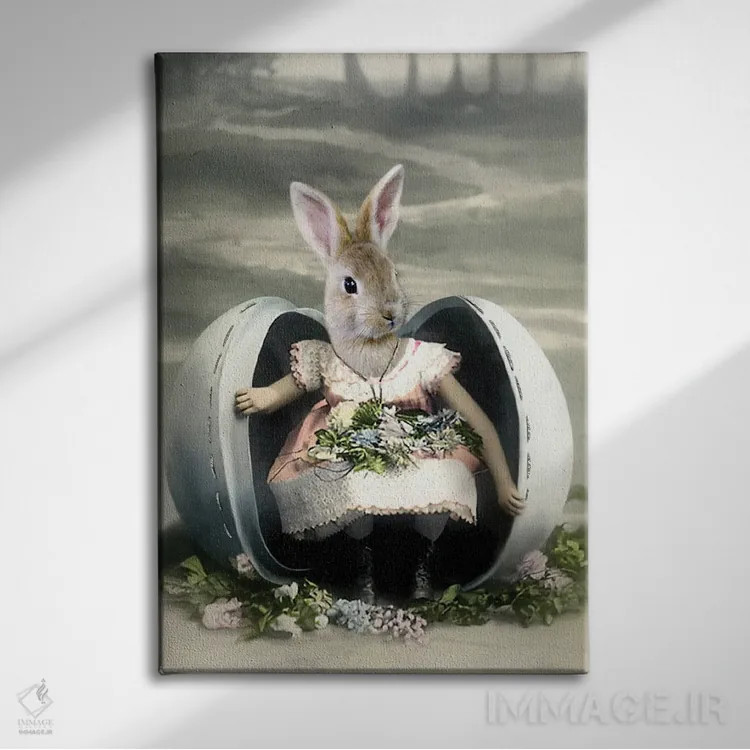 تابلو آوریل اثر انیمال فَنسی - نمای روبهرو روی دیوار