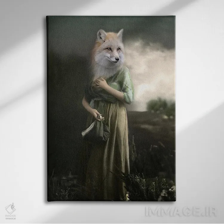 تابلو سیمزا اثر انیمال فَنسی - نمای روبهرو روی دیوار