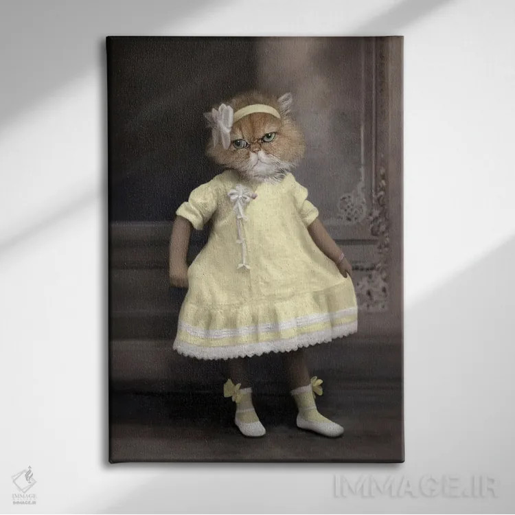 تابلو سانی (آفتابی) اثر انیمال فَنسی - نمای روبهرو روی دیوار