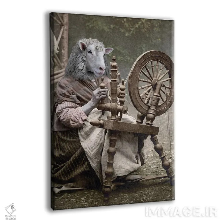 تابلو بافنده اثر انیمال فَنسی - نمای پرسپکتیو محصول