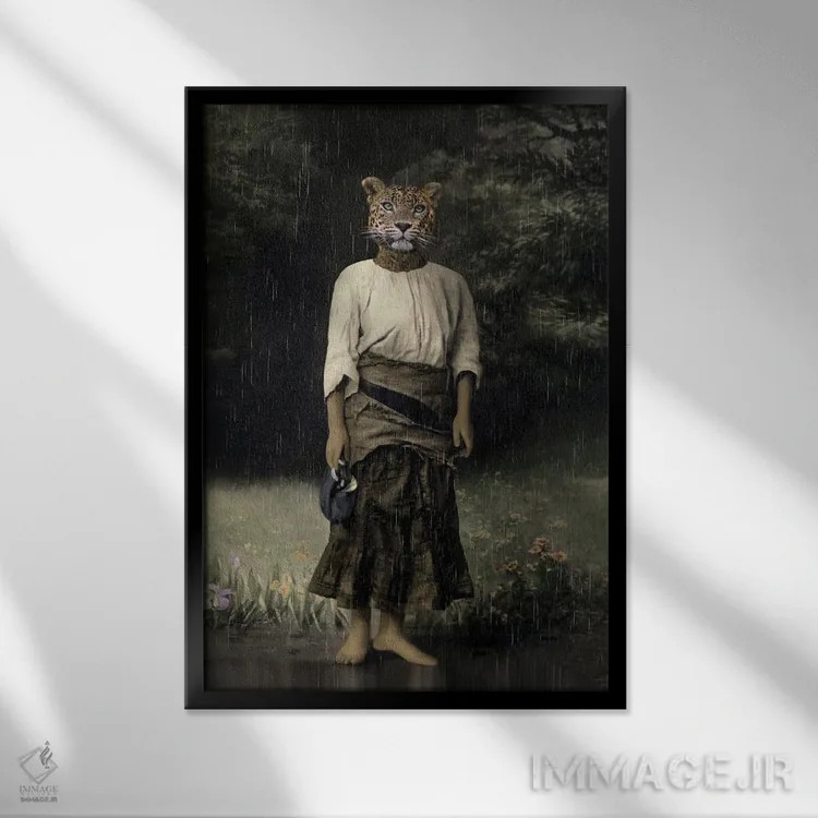 تابلو تالایا اثر انیمال فَنسی - نمای قابدار مشکی